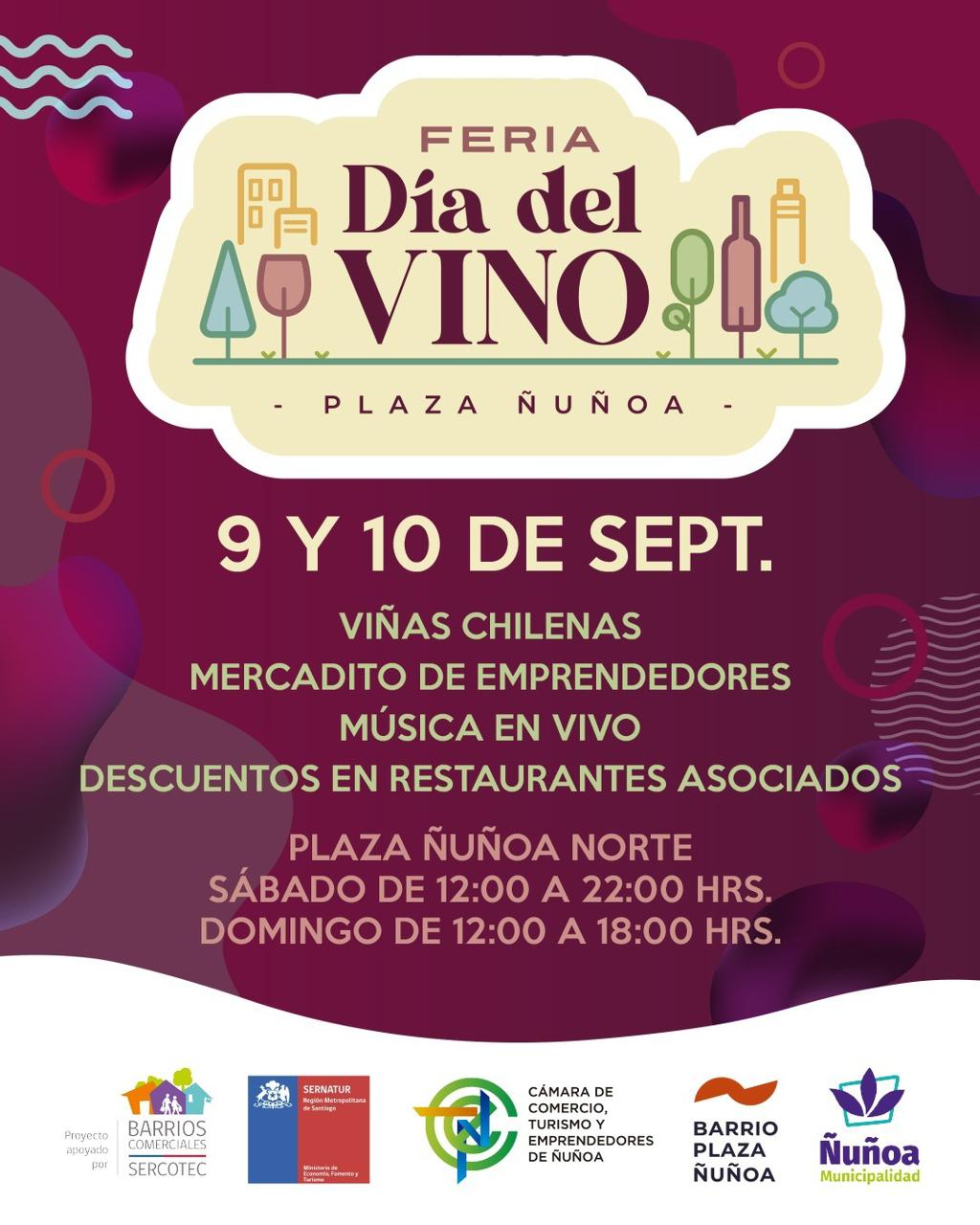 Día del Vino Chileno en Plaza Ñuñoa
